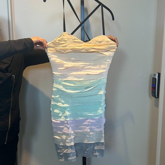 BodyCon Pastel Mini Dress - Picture 1 of 5